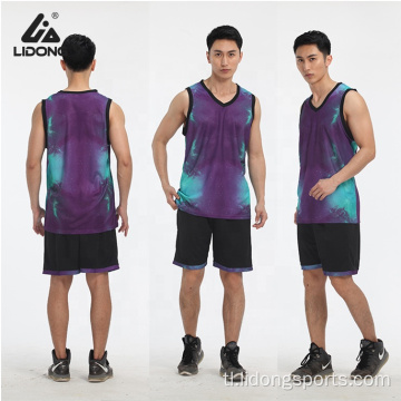 Murang basketball jersey printing sublimation basketball wear